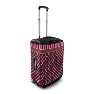 Luggage Protector Pattern: Pink Polka Dot, Size: Small