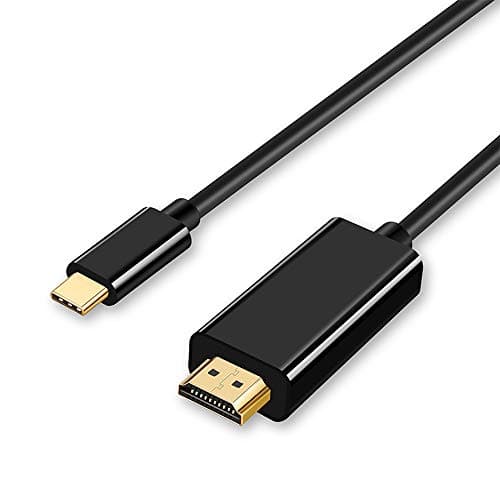 USB C to HDMI cable, USB 3.1 Type C to HDMI cable 4K 60Hz 1080P Image quality Audio, video support Macbook Pro, ChromeBook Pixel, Samsung Galaxy S8, S8 Plus 1.8m
