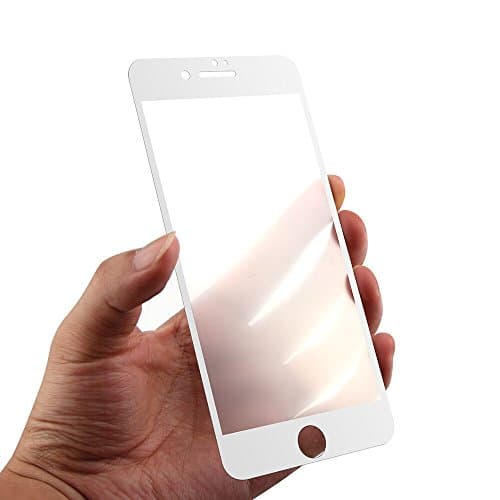 iPhone 7 Plus Screen Protector, Aothing Full Coverage Anti-Glare, Anti-Scratch, Anti Fingerprint, Shatterproof, Bubble Free Matte Tempered Glass for iPhone 7 Plus (White)