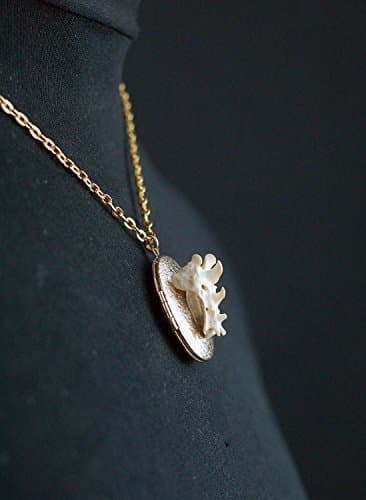 Real Bone Locket - Weasel Sacrum