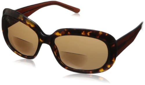 Matte Black Doll Bifocal Sun-275 Rectangular Reading Glasses,Tortoise,2.75