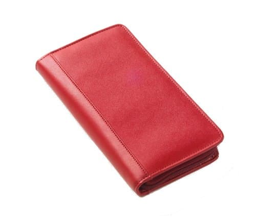 Clava Split Zip Travel Wallet (Cl Red)
