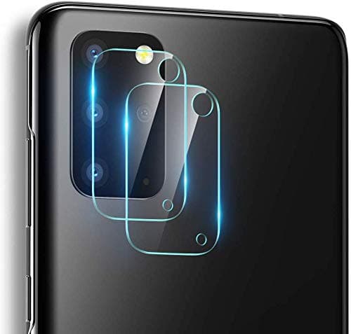 Domxteck【2 pack Scratch Resistant Camera Lens Screen Protector High Definition 2.5D Protector for Samsung Galaxy S20 Plus