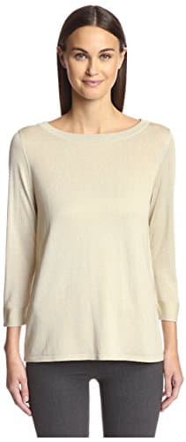 Magaschoni Women's Crew Neck Pullover