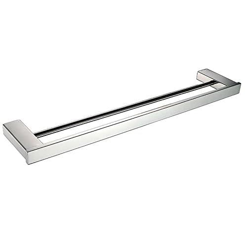 JinRou Unique design style Authentic double square light base stainless steel Towel rack , 2