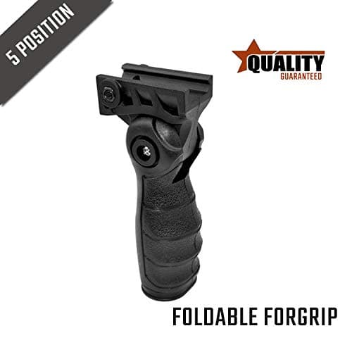 LAVENDO Folding Foldable 5-Position Front Vertical Fore Accessory Handle