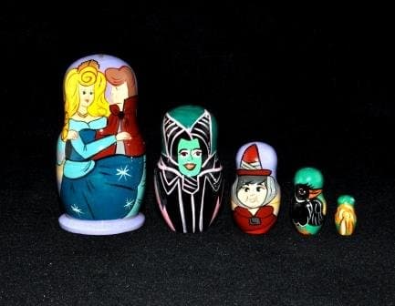 "Sleeping Beauty" Nesting Doll