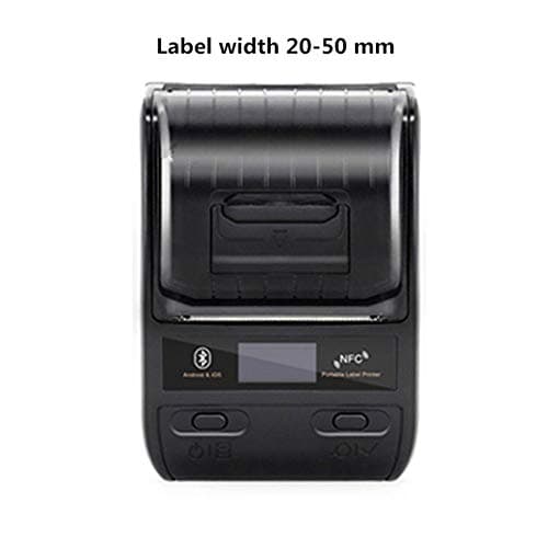 HM2 Mini Thermal Printer, Handheld Portable Bluetooth Printer Qr Code Barcode Label Printer, for Commodity Jewelry Sticker Printer