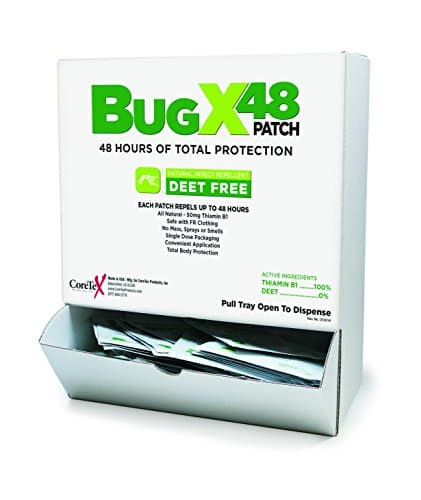 CoreTex 13844 BugX 48 Patch Natural Insect Repellent-Wallmount Box 1/BX