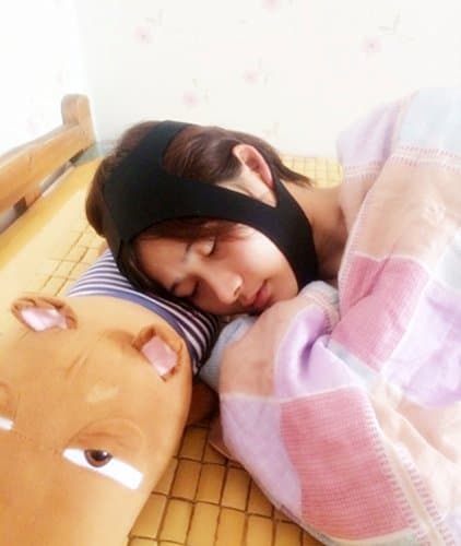 1A2B3C Comfortable Adjustable Stop Snoring Chin Strap (UPGRADED VERSION) (Black)