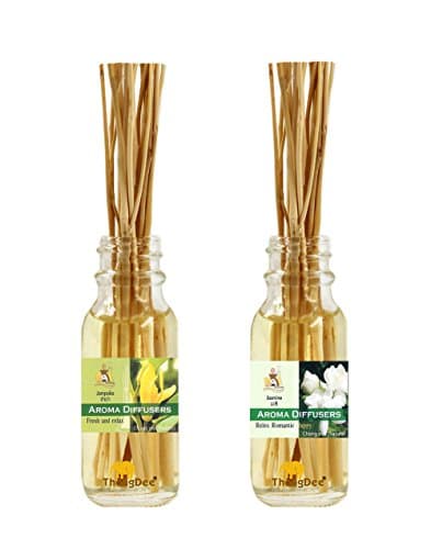 ThongDee Champaca and Jasmine Reed Diffuser Oils Aromatherapy Set 30ml.
