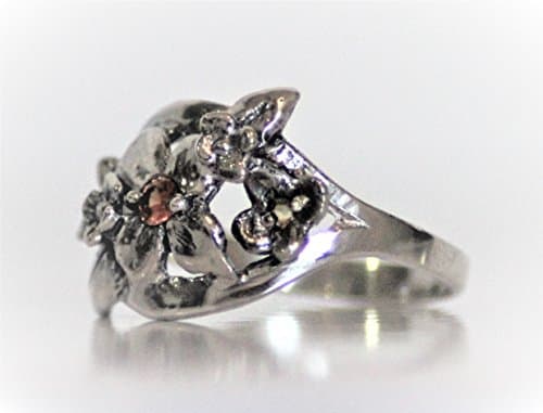 Saphire silver ring "Florana"