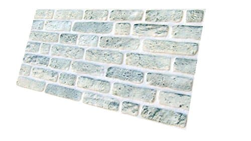 3D Brick Effect Wall Ceiling Panels Polystyrene Tiles Indoor Quick FIX,Easy DIY (ST-115S) [Energy Class A+]