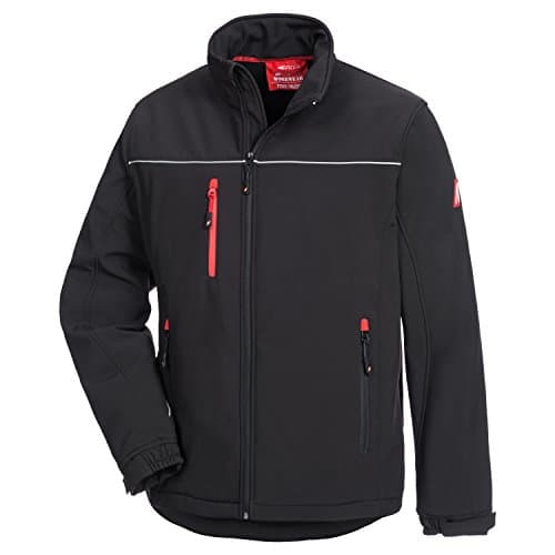 Nitras 7150 Mens Softshell Work Jacket | Waterproof Windproof and Double Layered | Windbreaker with Reflective Trimming