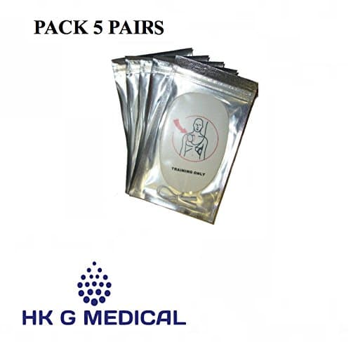 Pack 5 pairs training Pad for AED Trainer