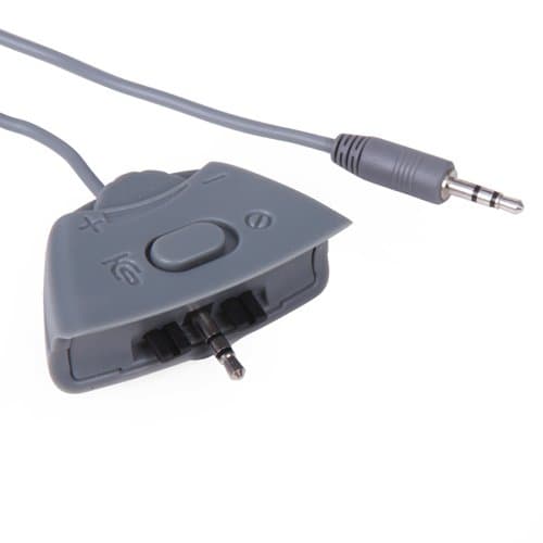HDE Xbox 360 Headset 2.5mm Talkback Puck Cable for Turtle Beach With Volume Control and Mute