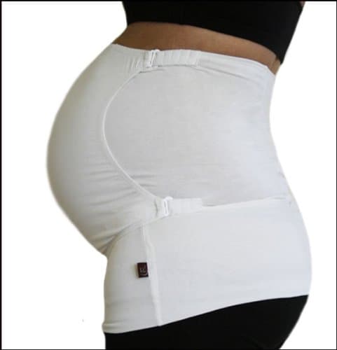 Pure Belly Wrap (White) - Medium
