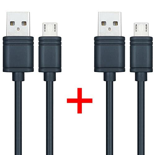 BesCable Micro USB to USB Cord - 2 Pack 3ft Micro USB Charging Data Cable for Smartphones