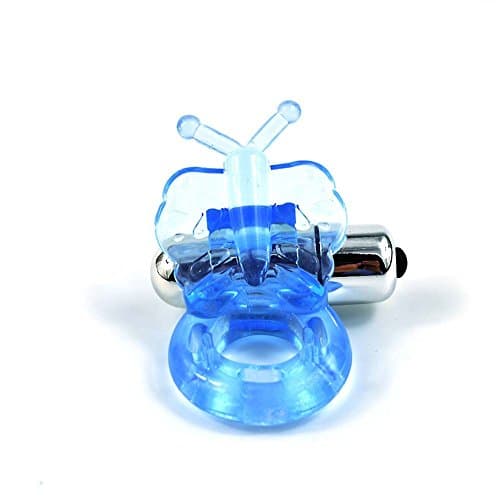 Vibration Delay Ring Silicone Massage Ring (Blue)