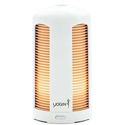 Yogin Essential Oil Diffuser, 100ml Aromatherapy Diffuser Ultrasonic Cool Mist Aroma Humidifier with Adjustable Mist Mode, Waterless Auto Shut-Off, Warm Light