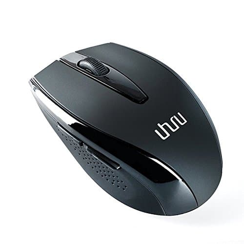 Wireless Bluetooth Mouse, Ergonomic and Portable Bluetooth Mouse, Long Battery Life, Wide Compatibility for Computer, Tablet, Laptop (Black~)