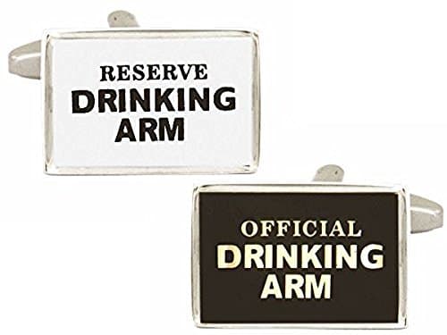 Novelty Drinking Arm Cufflinks