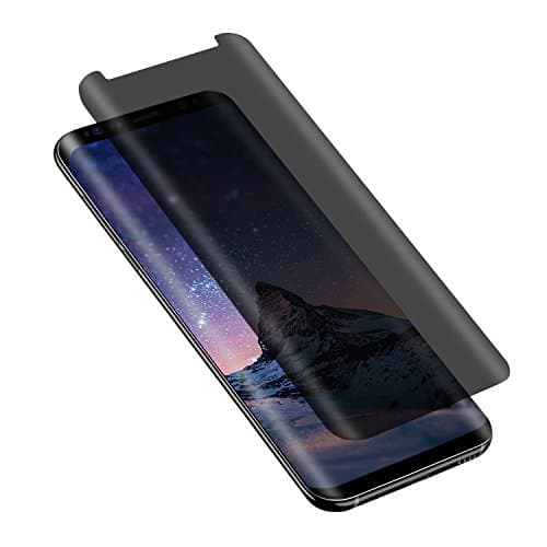 Galaxy S9 PLUS Screen protector, ARCTIC S9 PLUS Privacy Tempered Glass Anti-Spy [3D Curved][Case Friendly] [9H Hardness ] Screen Protector Shield For Samsung Galaxy S9 PLUS (Privacy)