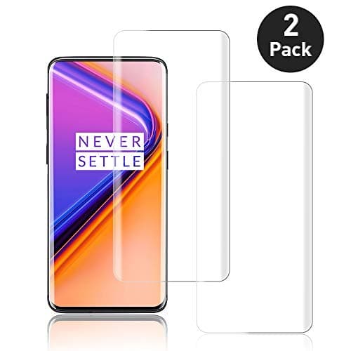 IRENE OnePlus 7 Pro Screen Protector,Tempered Glass Screen Protector,Case-Friendly,No Bubbles,Easy to Install,Anti Fingerprint,Full Coverage Screen Protector Compatible OnePlus 7 Pro [2-Pack]