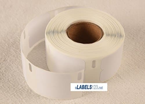 Dymo Compatible 30333 LabelWriter White Extra Small 2-Up Multipurpose Labels, 1/2" x 1" (5 Rolls, 1000 Labels Per Roll)