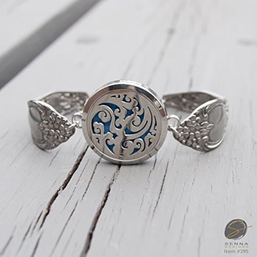 Silverware Essential Oil Bracelet