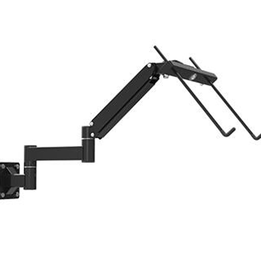 Wall-mounted laptop computer stand telescopic rack universal level hovers around the rotation BG406