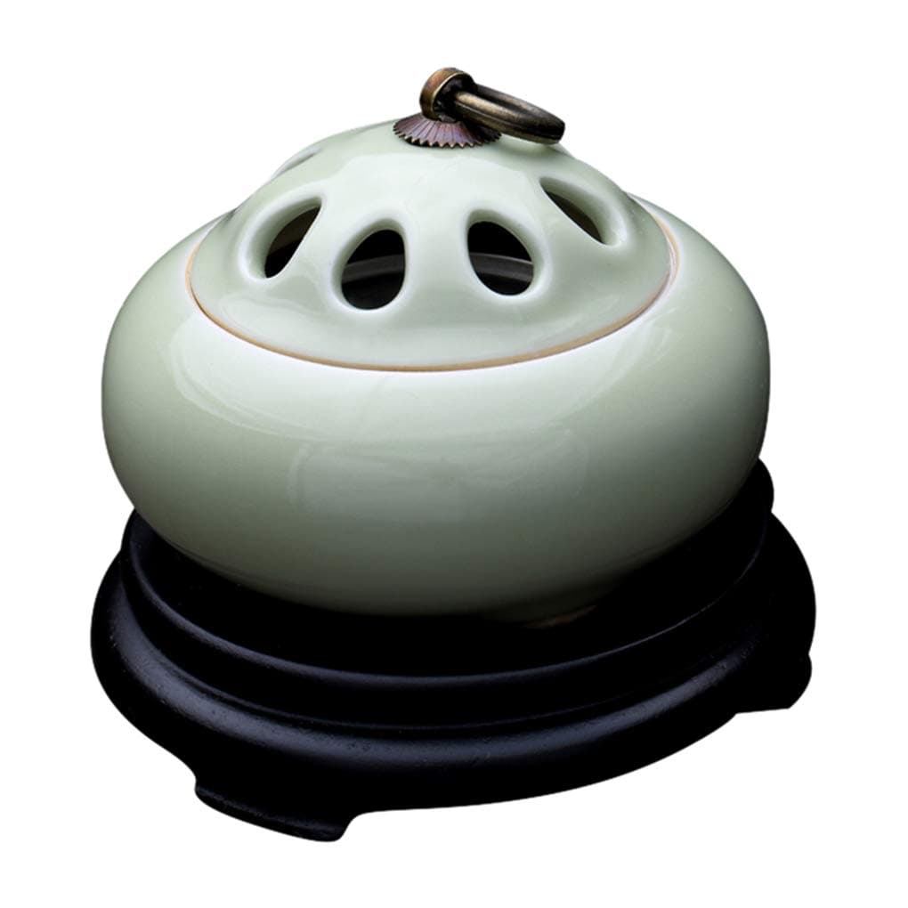 RXBFD Ceramic Incense Burner,Aroma Diffuser with Timing Temperature Control,Applicable to A Lot of Fragrance Materials Electric Censer,for Home Decor Yoga