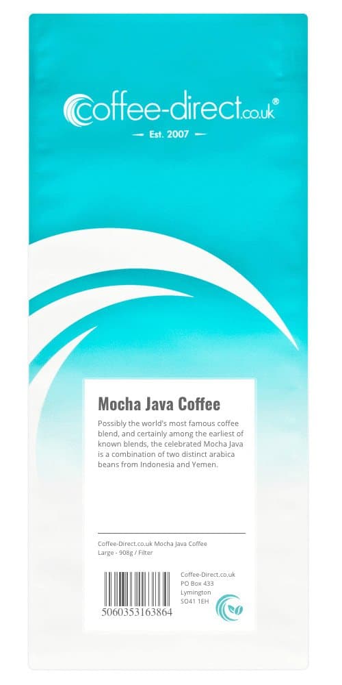 Coffee Direct Mocha Java Coffee Filter Grind 908 g