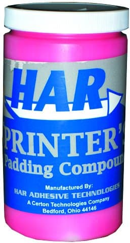 HAR Padding Compound Red For Making Notepads - Gallon