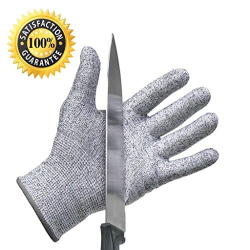 Cut Resistant Gloves Kitchen Gloves Protective Work Gloves - High Performance Professional Glove for Work or Home, Food Grade Level 5 Protection for Your Hands Safety