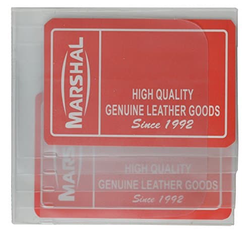 MARSHAL Plastic Wallet Inserts, Replacement Windows (G) Stacked Card Windows