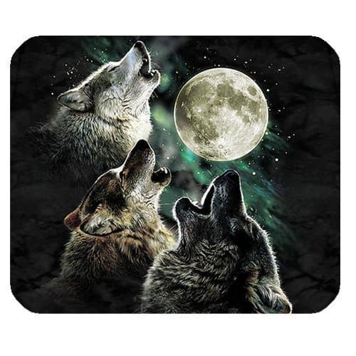 Wolf Personalized Custom Gaming Mouse Pad Rubber Durable Computer Desk Stationery Accessories Mouse Pads For Gift