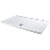 MX Elements Rectangular Flat Top ABS Stone Resin Shower Tray 800x760mm