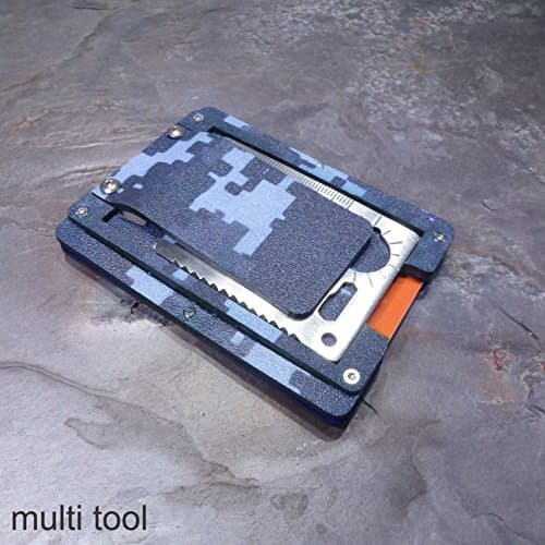 MultiWallet Navigator Edition. Kydex Tactical Wallet With Multitool.