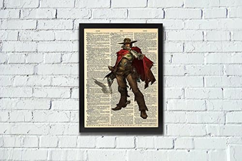 Overwatch McCree Dictionary Art