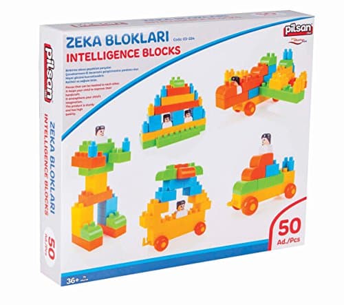 KIDZSTORES 50pcs BUILDING SET - INTELLIGENCE BLOCKS