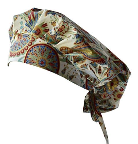 Women's Bouffant Scrub Hat Cap (Spice)