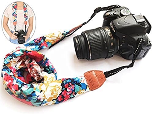YOOYE Camera Neck Strap - Camera Strap - DSLR Camera - Chevron Scarf Super Comfortable