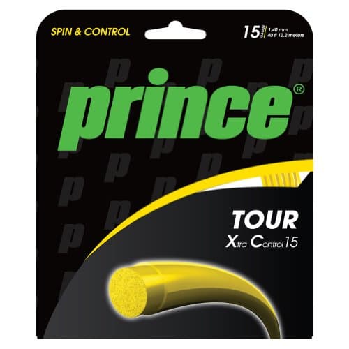 Prince Tour XC Tennis String Set-15 Gauge-Yellow
