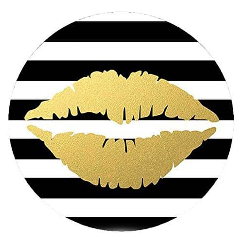 BXB Case Multi-Function Mounts and Stands Gold Pop Grip and Stand Socket With Clip Combo Pack for Smartphones and Tablets - Pop Black (love gold)