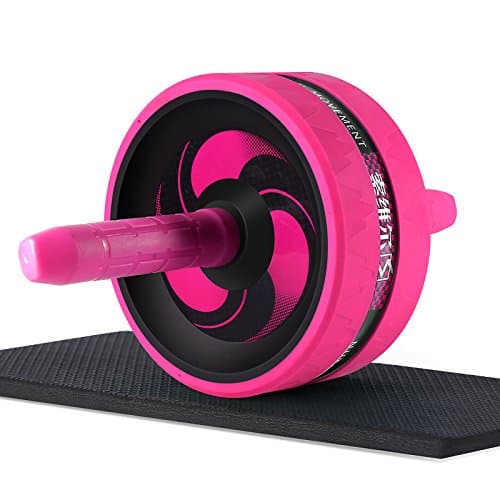 NENDUM Ab Roller, Wider Ab Roller Wheel for Core Training and Best Abdominal Workout (Pink)