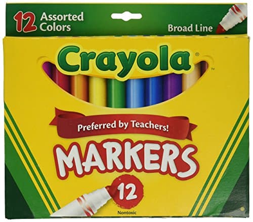 Crayola Markers Conical Tip 12Set