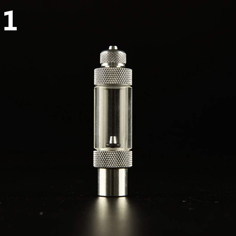 qingsb Bubble Counter Aquarium CO2 Valve Regulator Diffuser Atomizer Reactor Supplies - Single-head