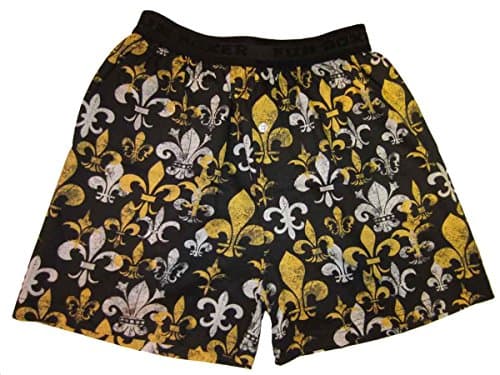 Fleur De Lis Boxer, Black , Small