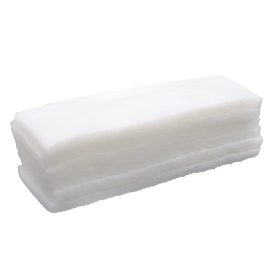 Sourcingmap 6pcs White Rectangular Bio Absorbent Filter Sponge for Aquarium 12.6 x 4.7 Inches